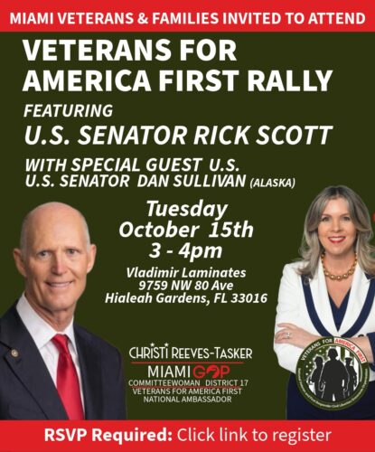 All Veterans And Their Families Invited To Join U.s. Senator Rick Scott For Press Rally All Veterans And Their Families Invited To Join U.s. Senator Rick Scott For Press Rally