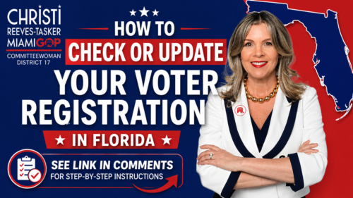 Miami GOP Committeewoman Christi Reeves-Tasker, District 17 republican party,miami gop