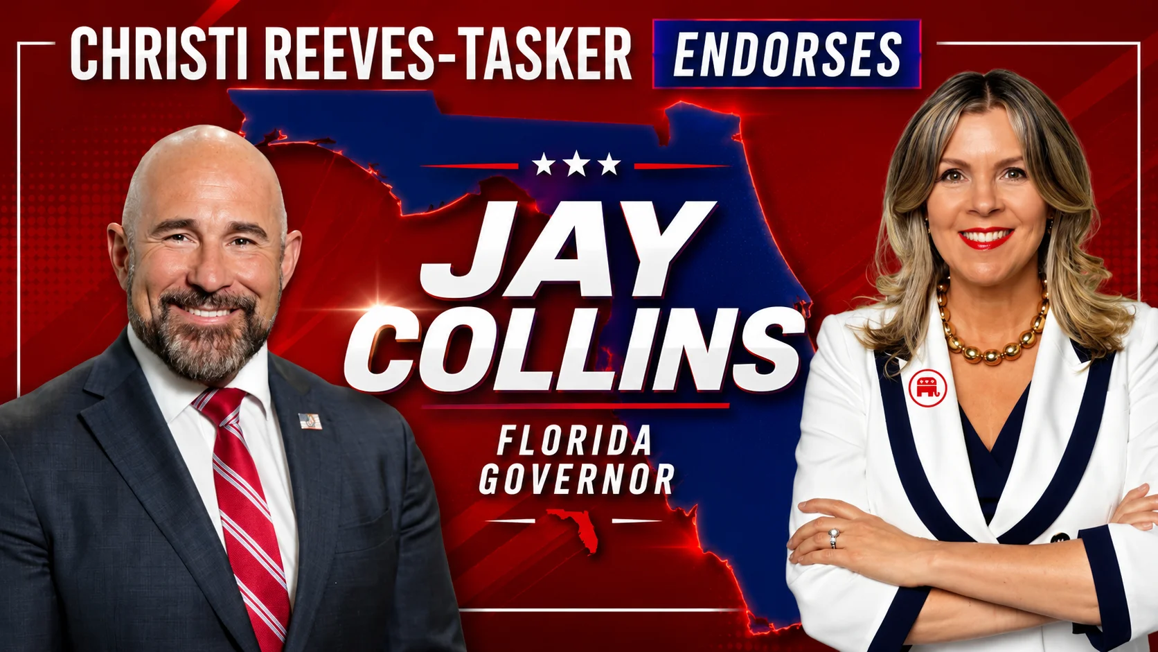 Christi Reeves Tasker Endorses Jay Collins for Governor